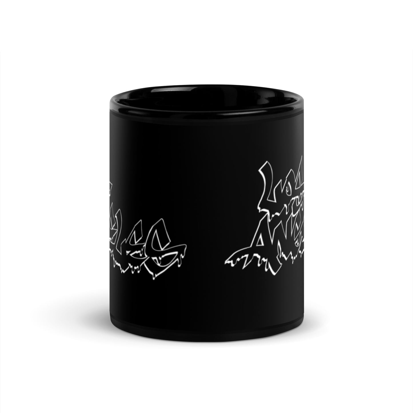 Los Angeles Drips Black Mug