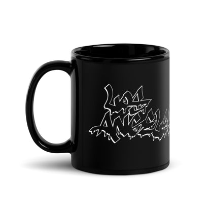 Los Angeles Drips Black Mug