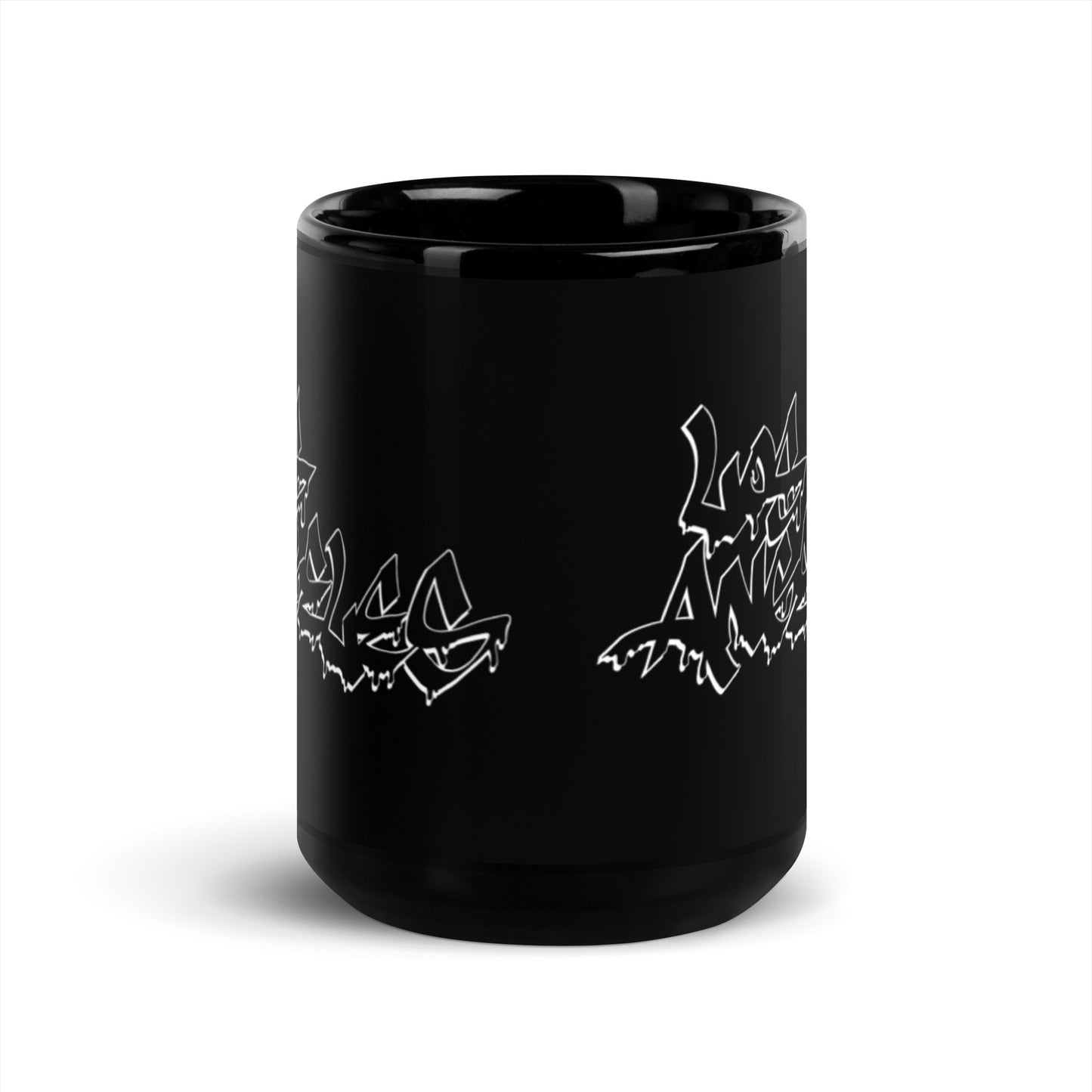 Los Angeles Drips Black Mug