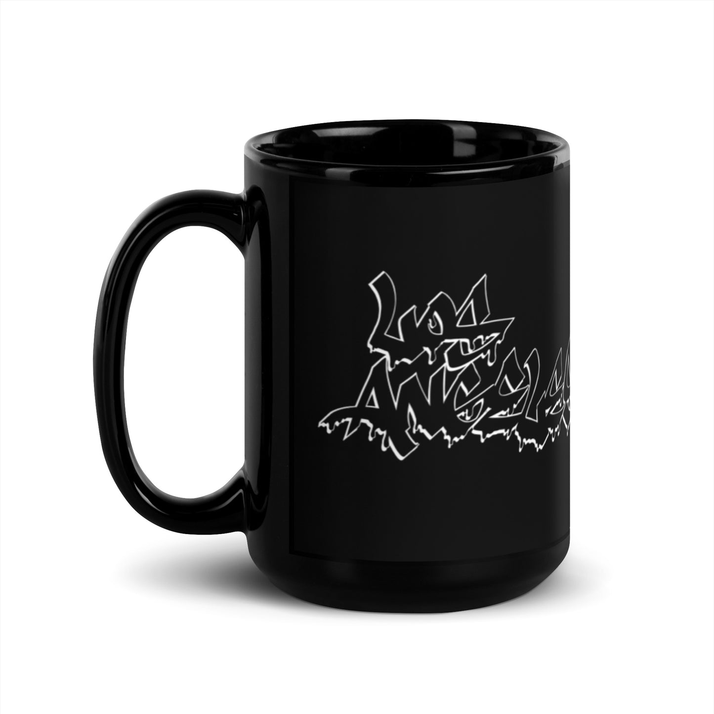 Los Angeles Drips Black Mug